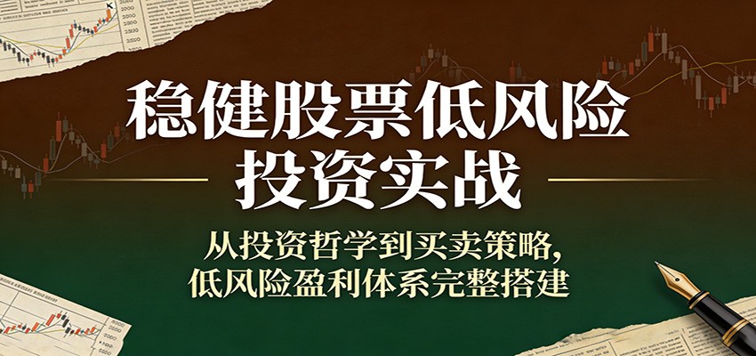 稳健股票低风险投资实战：从投资哲学到买卖策略，低风险盈利体系完整搭建-LanTi云网创