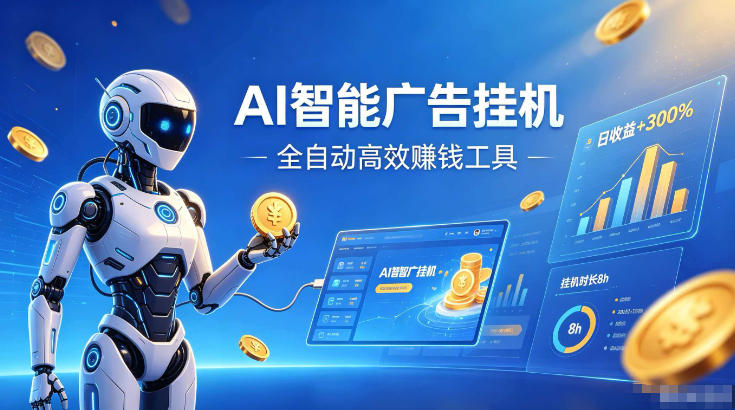 AI智能广告挂G，在家自动賺收益，全程无需人工操作、不用直播、不用拉人【揭秘】-LanTi云网创