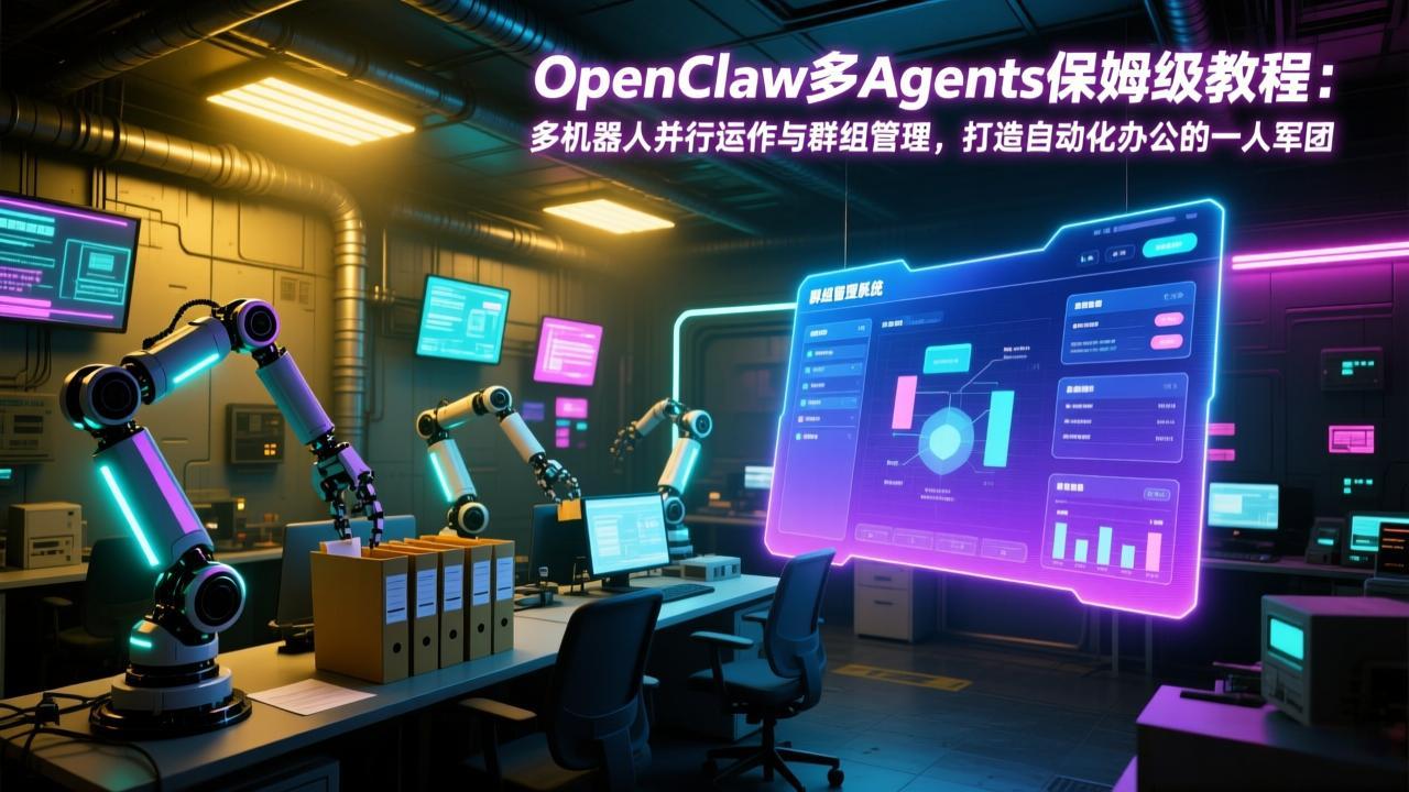 OpenClaw多Agents保姆级教程：多机器人并行运作与群组管理，打造自动化办公的一人军团-LanTi云网创