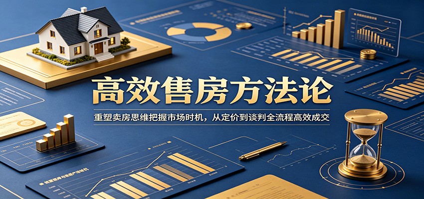 高效售房方法论：重塑卖房思维把握市场时机，从定价到谈判全流程高效成交-LanTi云网创