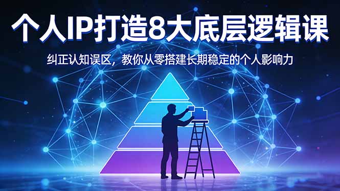 付费文章：个人IP打造8大底层逻辑课：纠正认知误区，教你从零搭建长期稳定的个人影响力-LanTi云网创
