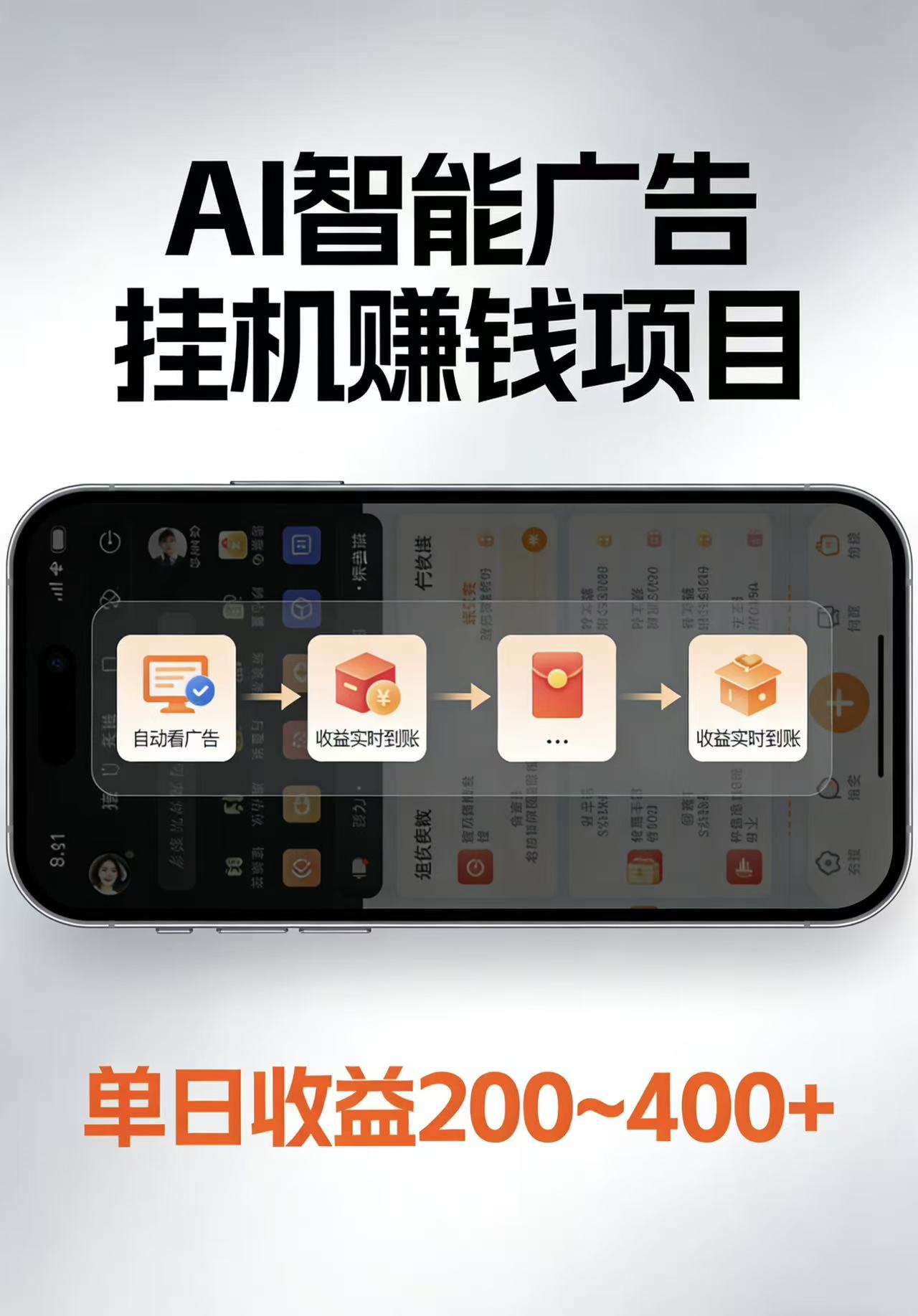 AI智能挂机看广告，每日稳定收益200-400+-LanTi云网创