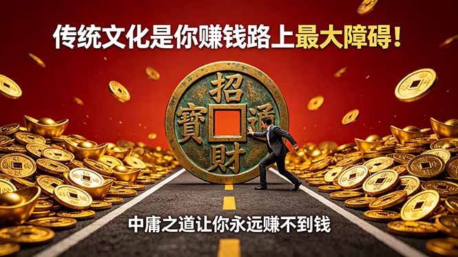 付费文章：传统文化是你赚钱路上最大障碍！中庸之道让你永远赚不到钱-LanTi云网创