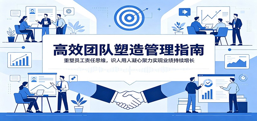 高效团队塑造管理指南：重塑员工责任思维，识人用人凝心聚力实现业绩持续增长-LanTi云网创