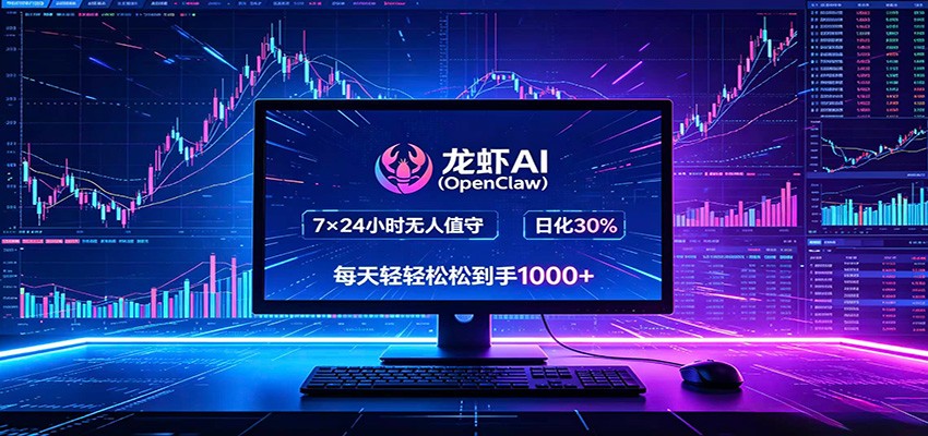龙虾AI(OpenClaw)全自动挂机，智能操控电脑高效执行任务，每天轻松到手四位数-LanTi云网创
