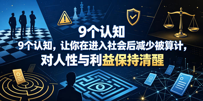 付费文章：9个认知，让你在进入社会后减少被算计，对人性与利益保持清醒-LanTi云网创