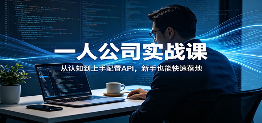 一人公司实战课：从认知到上手配置API，新手也能快速落地-LanTi云网创