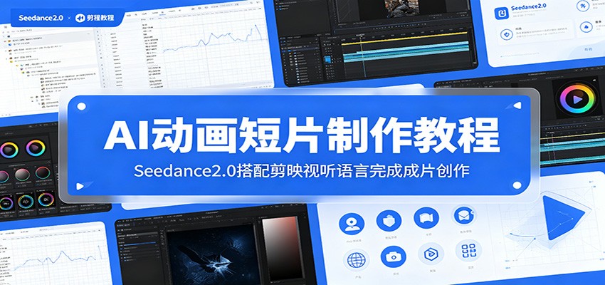 AI动画短片制作教程：Seedance2.0搭配剪映视听语言完成成片创作-LanTi云网创