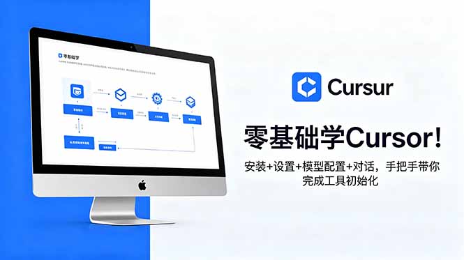 零基础学Cursor！安装+设置+模型配置+对话，手把手带你完成工具初始化-LanTi云网创
