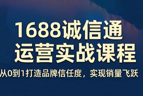 看山老师·阿里巴巴1688诚信通运营课程-LanTi云网创