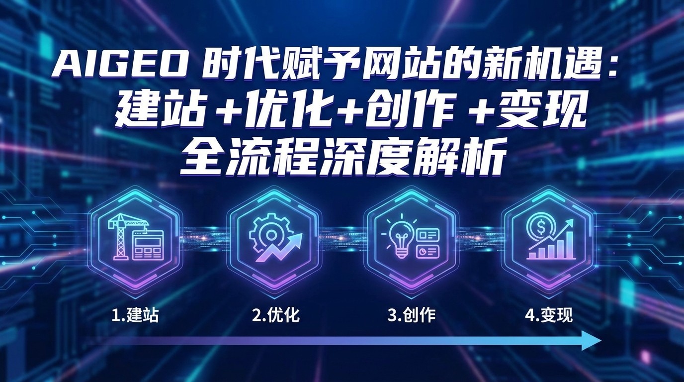 AIGEO+时代赋予网站的新机遇：建站+优化+创作+变现+全流程深度解析-LanTi云网创