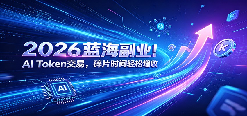 2026蓝海副业！AI Token交易，碎片时间轻松增收-LanTi云网创