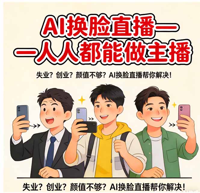 AI换脸直播，人人都能做主播-LanTi云网创