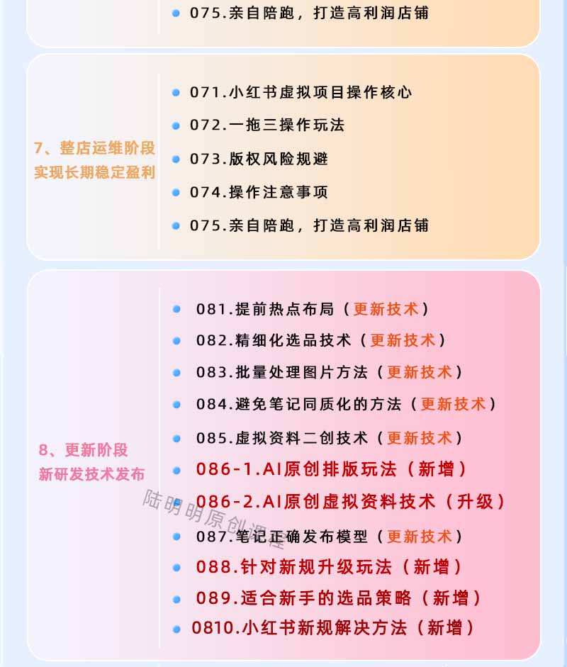 图片[4]-小红书虚拟项目特训班9.0，全面拥抱AI，批量产出原创PPT货源，单品/单店纯利润几万到几十W-LanTi云网创