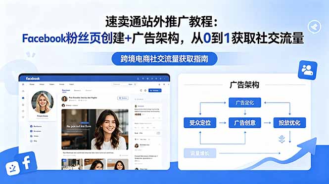 速卖通站外推广教程：Facebook粉丝页创建+广告架构，从0到1获取社交流量-LanTi云网创