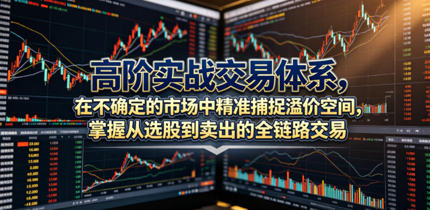 高阶实战交易体系，在不确定的市场中精准捕捉溢价空间，掌握从选股到卖出的全链路交易心法(更新6月)-LanTi云网创