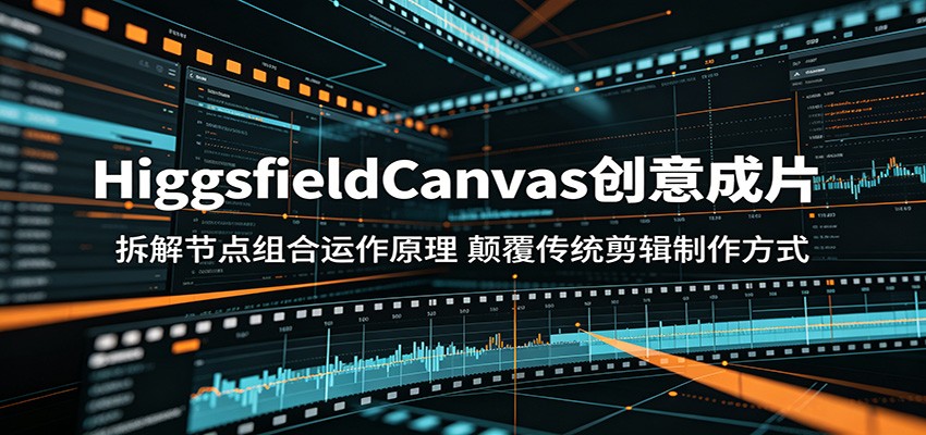 HiggsfieldCanvas创意成片：拆解节点组合运作原理，颠覆传统剪辑制作方式-LanTi云网创
