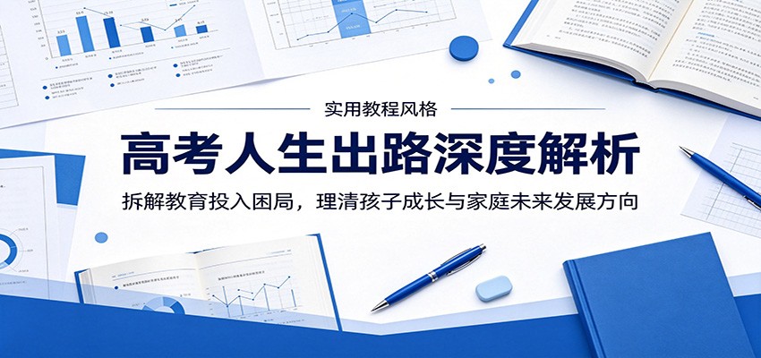 高考人生出路深度解析：拆解教育投入困局，理清孩子成长与家庭未来发展方向-LanTi云网创