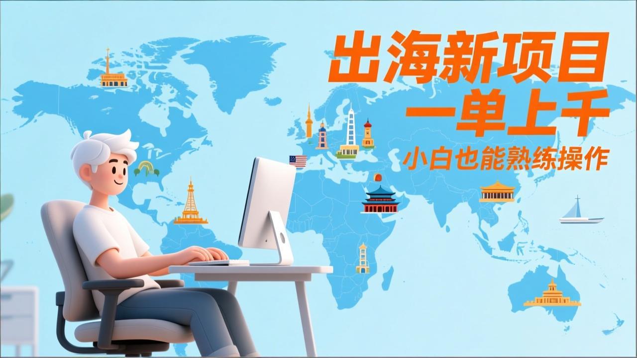 出海新项目，一单上千，小白也能熟练操作-LanTi云网创