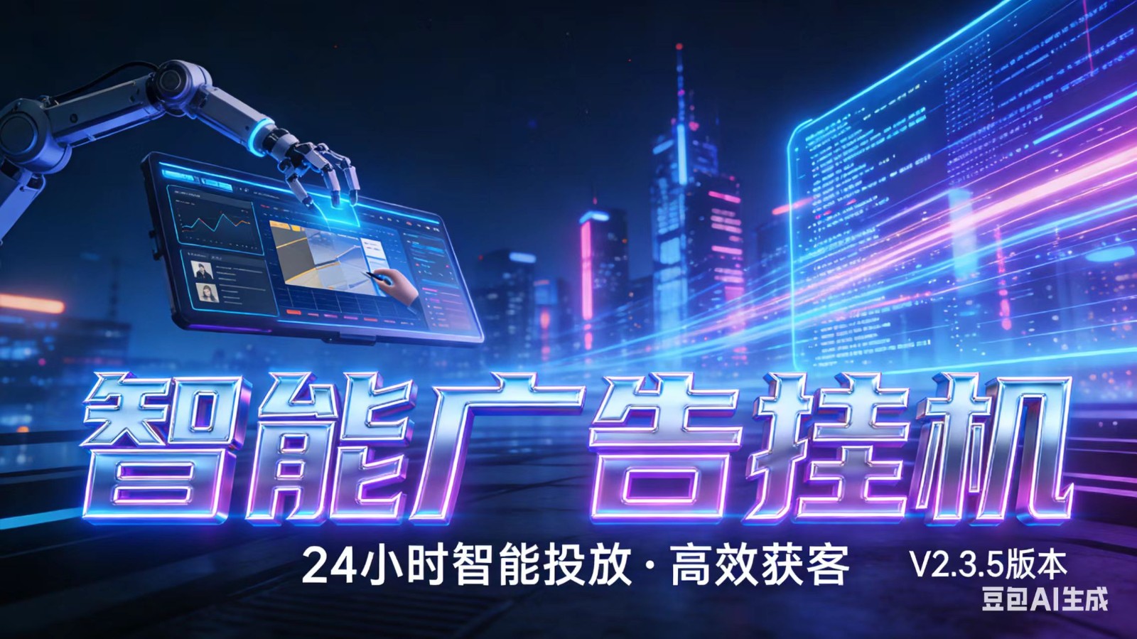 AI 广告云挂机 · 全域流量变现平台-LanTi云网创