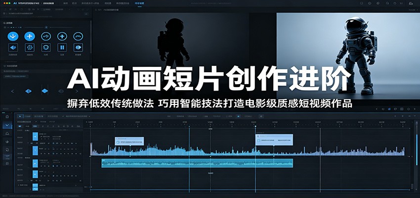 AI动画短片创作进阶:摒弃低效传统做法,巧用智能技法打造电影级质感短视频作品-LanTi云网创