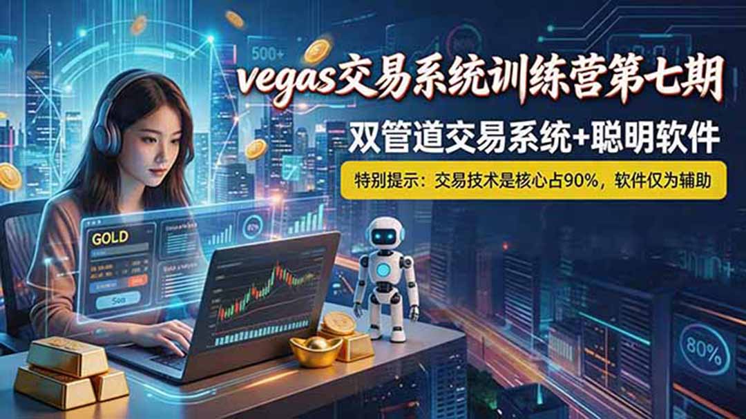 【海外美金AI搬砖】Vegas交易技术+聪明软件， 黄金期货日赚50-1000U， 长期稳定，小白轻松上手-LanTi云网创