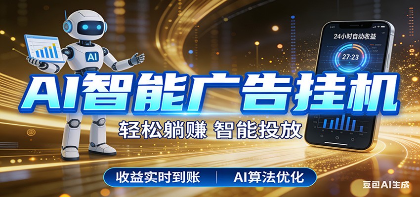 智能广告挂机新时代，利用碎片化时间实现稳定被动收益，AI帮你持续盈利-LanTi云网创