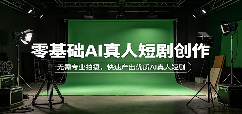零基础AI真人短剧创作：无需专业拍摄，快速产出优质AI真人短剧-LanTi云网创