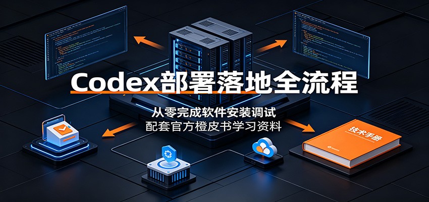 Codex部署落地全流程：从零完成软件安装调试，配套官方橙皮书学习资料-LanTi云网创