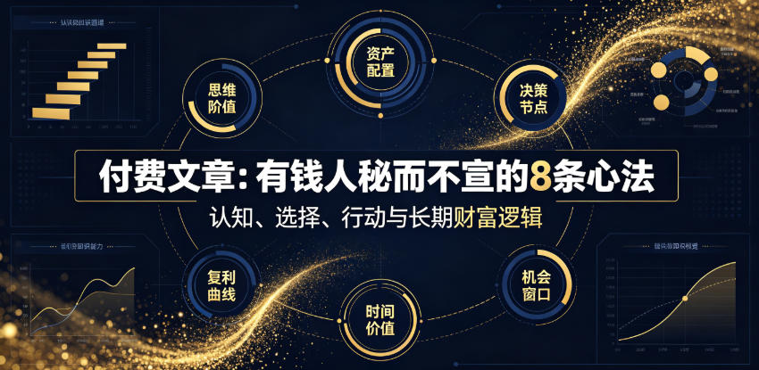 付费文章：有钱人秘而不宣的8条心法-LanTi云网创