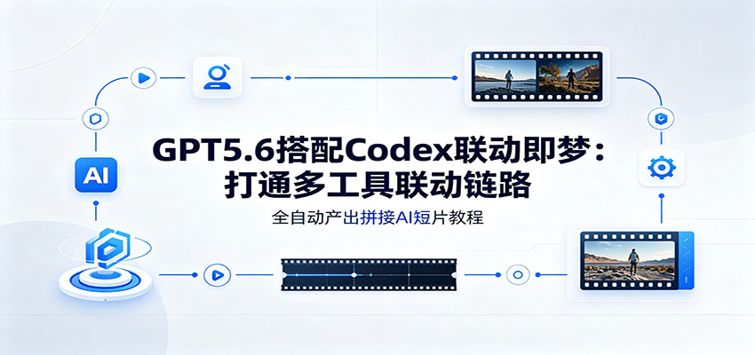 GPT5.6搭配Codex联动即梦：打通多工具联动链路，全自动产出拼接AI短片教程-LanTi云网创