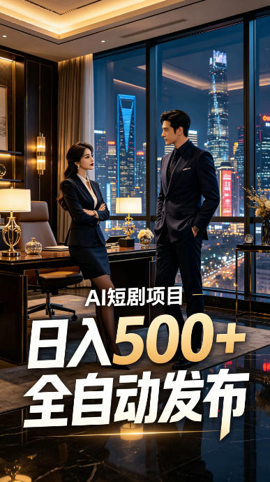 快手AI短剧自动发布,矩阵批量运营变现,轻资产副业项目,日入500+【揭秘】