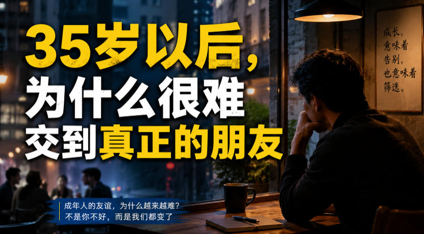 付费文章：35岁以后，为什么很难交到真正的朋友-LanTi云网创