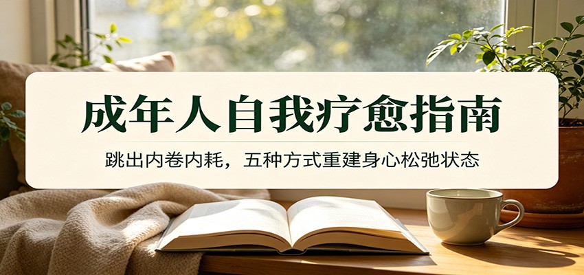 成年人自我疗愈指南：跳出内卷内耗，五种方式重建身心松弛状态-LanTi云网创