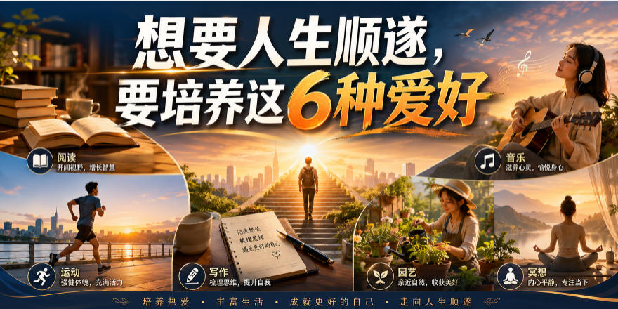 公众号付费文章：想要人生顺遂，要培养这6种爱好-LanTi云网创