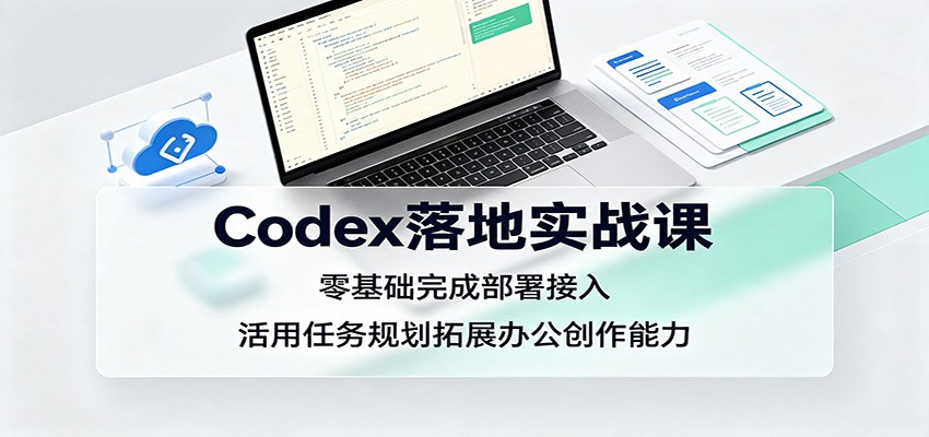 Codex落地实战课：零基础完成部署接入，活用任务规划拓展办公创作能力-LanTi云网创