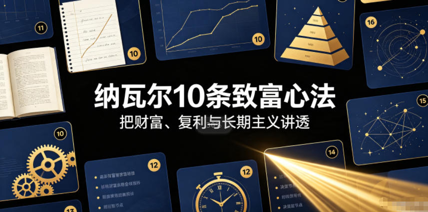 付费文章：纳瓦尔10条致富心法-LanTi云网创