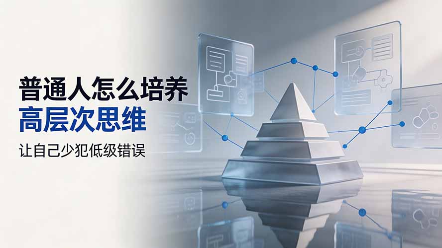 付费文章：普通人怎么培养高层次思维，让自己少犯低级错误-LanTi云网创