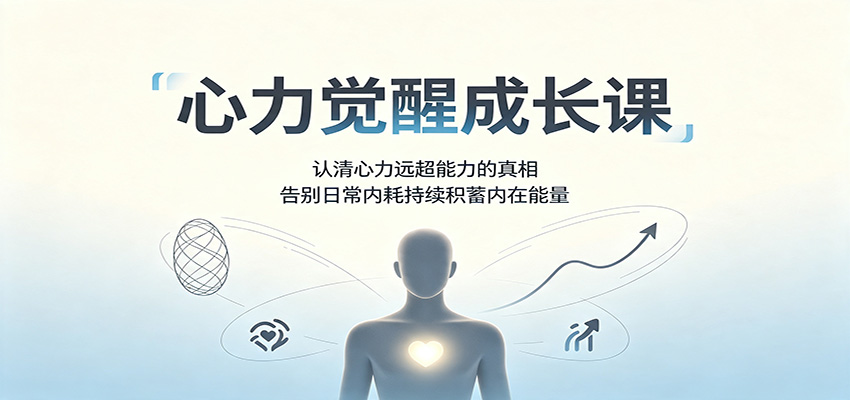 心力觉醒成长课：认清心力远超能力的真相，告别日常内耗持续积蓄内在能量-LanTi云网创