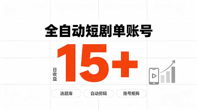 快手全自动短剧分销｜单账号日收益15+-LanTi云网创