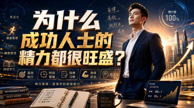 付费文章：为什么成功人士的精力都很旺盛？-LanTi云网创