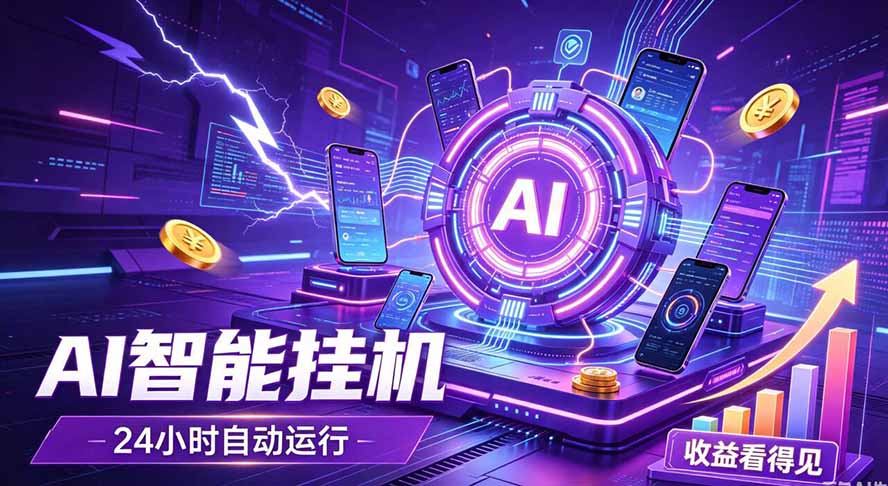 AI智能广告挂机，躺赚新模式 设备托管运行，解放双手持续变现-LanTi云网创