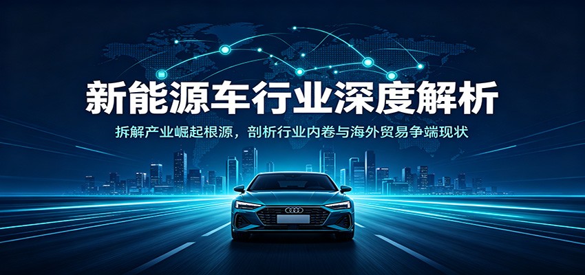 新能源车行业深度解析：拆解产业崛起根源，剖析行业内卷与海外贸易争端现状-LanTi云网创