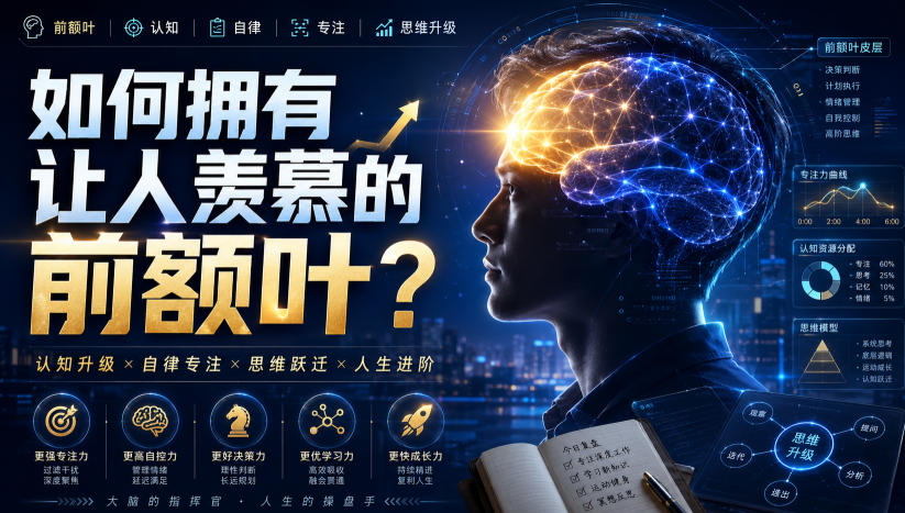 付费文：如何拥有让人羡慕的前额叶？-LanTi云网创