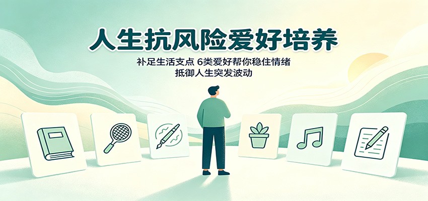 人生抗风险爱好培养：补足生活支点，6类爱好帮你稳住情绪，抵御人生突发波动-LanTi云网创
