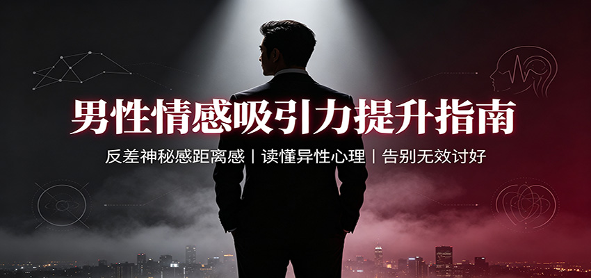 男性情感吸引力提升指南：反差神秘感距离感，读懂异性心理，告别无效讨好-LanTi云网创