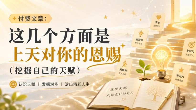 付费文章：这几个方面是上天对你的恩赐(挖掘自己的天赋)-LanTi云网创