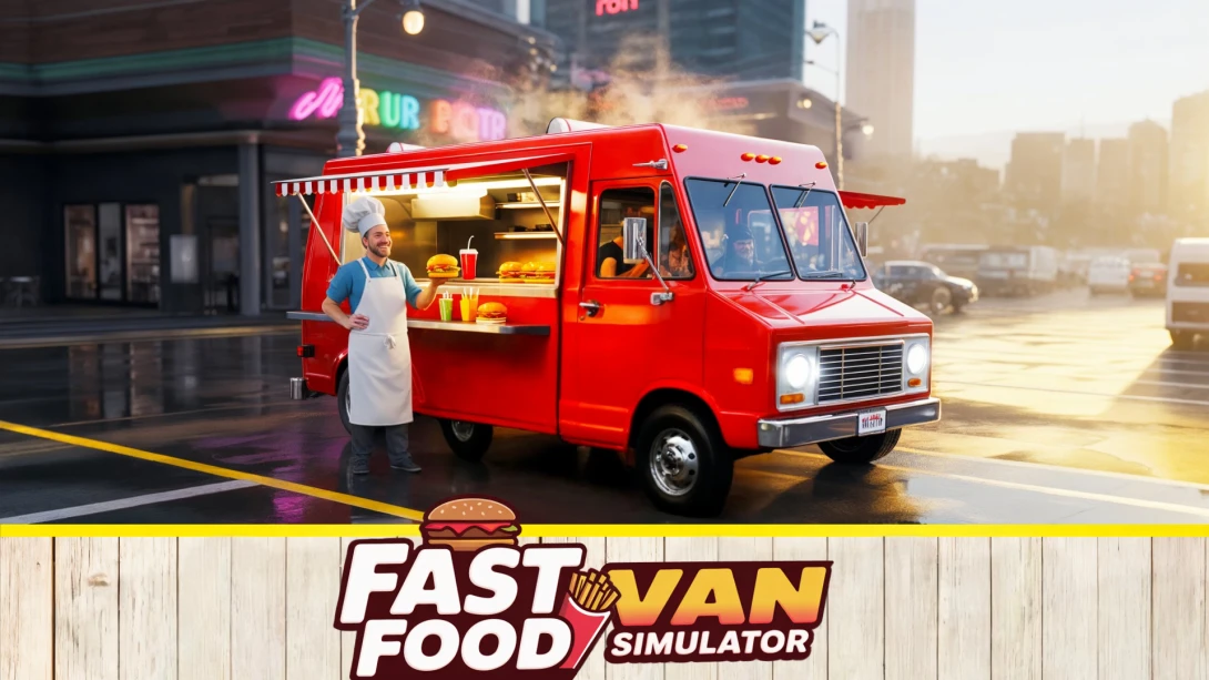 【美版】快餐车模拟器 Fast Food Van Simulator 英语-LanTi云网创