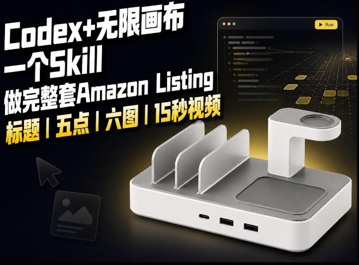 我用一个Codex Skill做完Amazon Listing：标题、五点、六图和视频全流程-LanTi云网创