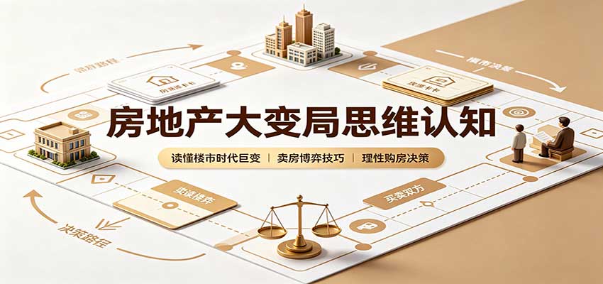 房地产大变局思维认知:读懂楼市时代巨变,卖房博弈技巧,理性购房决策-LanTi云网创